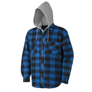 Pioneer 415SS Quilted Hooded Polar Fleece Shirt
