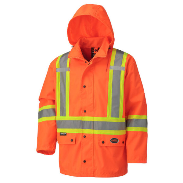 Pioneer Hi-Viz 450D Waterproof Safety Jacket