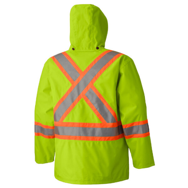 Pioneer Hi-Viz 450D Waterproof Safety Jacket