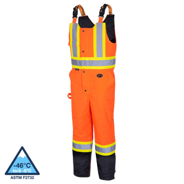 Pioneer Hi-Viz Waterproof Quilted Safety Overall