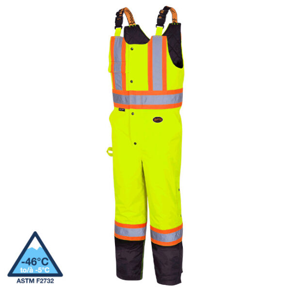 Pioneer Hi-Viz Waterproof Quilted Safety Overall