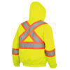 Pioneer Hi-Viz Quilted Waterproof Safety Bomber Jacket