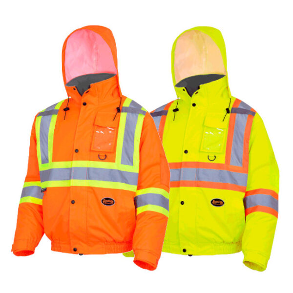 Pioneer Quilted Hi-Viz Safety Bomber