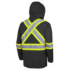Pioneer Hi-Viz Winter Quilted Waterproof Safety Parka