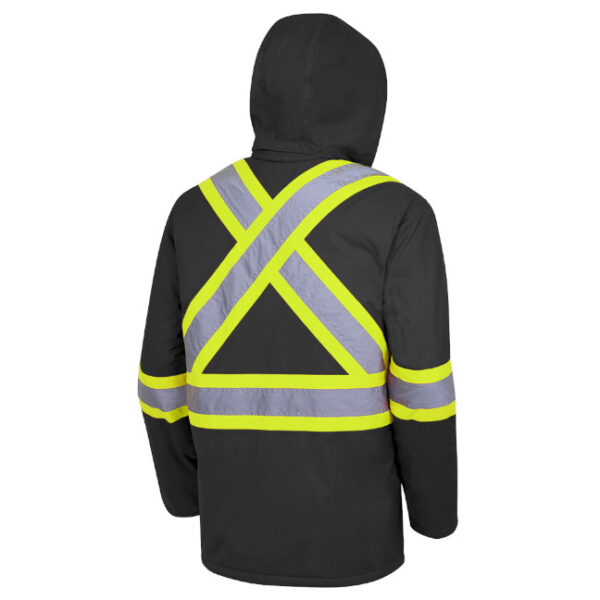 Pioneer Hi-Viz Winter Quilted Waterproof Safety Parka