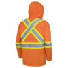 Pioneer Hi-Viz Winter Quilted Waterproof Safety Parka