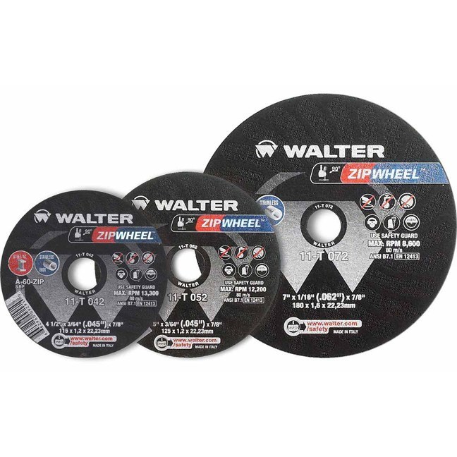 Walter 11T070 7" Zipwheel Thin Cut-Off Wheel