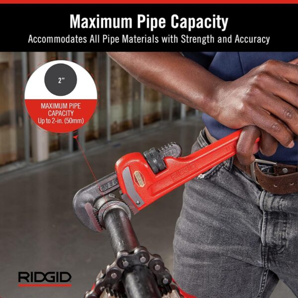 Ridgid 31020 Model 14 14 Steel Pipe Wrench (2) Ridgid 31020 / Model 14 14" Steel Pipe Wrench