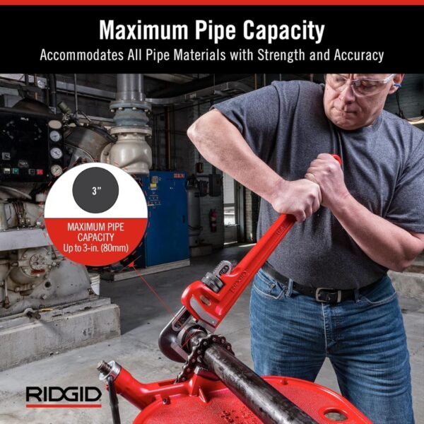 Ridgid 31030 Model 24 24 Steel Pipe Wrench (2) Ridgid 31030 / Model 24 24" Steel Pipe Wrench