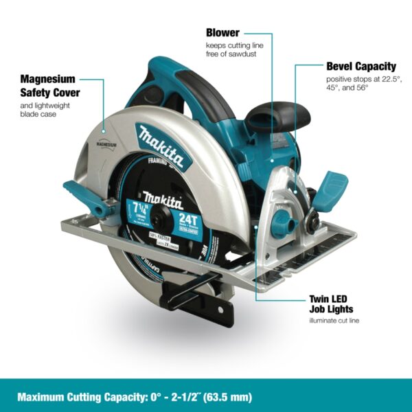 Makita 5007MG 7-1/4" Magnesium Circular Saw - no brake