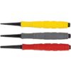 Stanley 58-930 Cushion Grip Nail Set 3-Piece