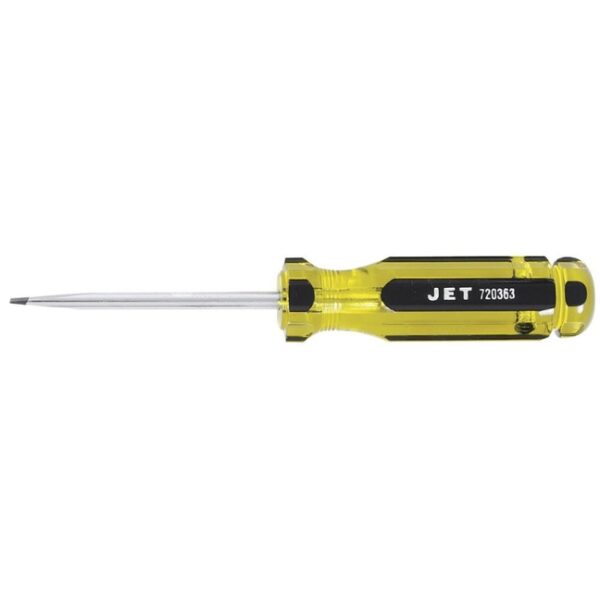 Jet 720363 SDS-3R 3/16" x 3" Slotted Jumbo Round Shank Screwdriver