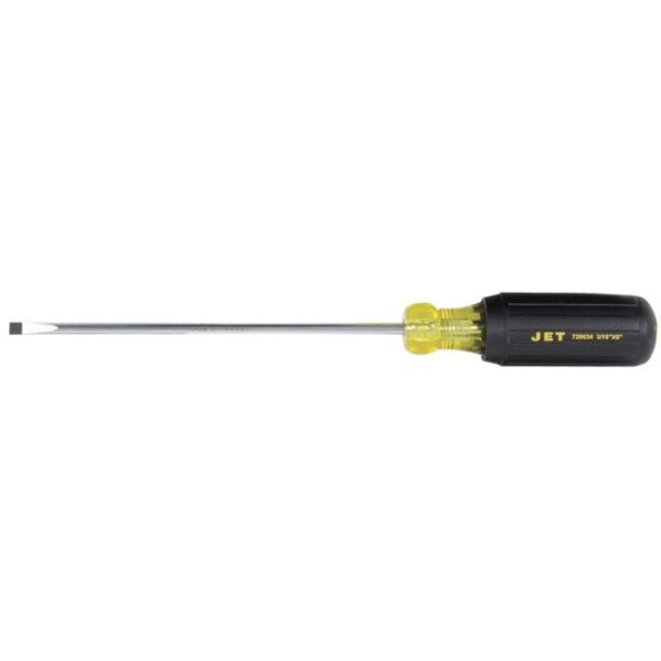 Jet 720634 JKSS-6CT 3/16" x 6" Cabinet Tip Cushion Grip Screwdriver Jet 720634 JKSS-6CT 3/16" x 6" Cabinet Tip Cushion Grip Screwdriver