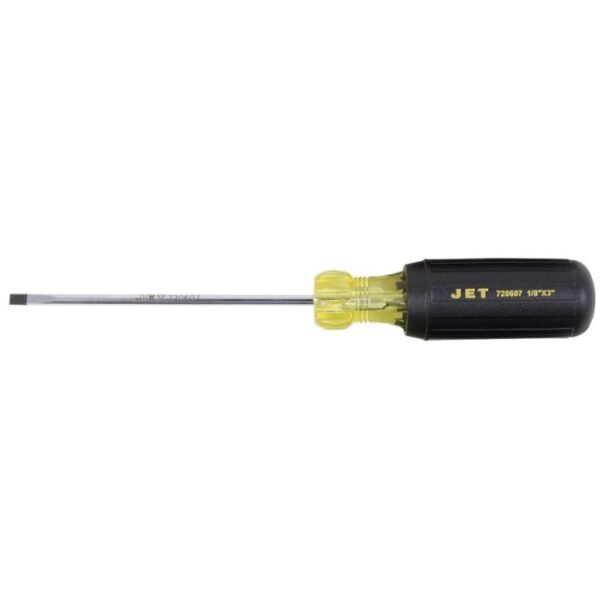 Jet 720607 JKMS-18 1/8" x 3" Slotted Mini Cushion Grip Screwdriver