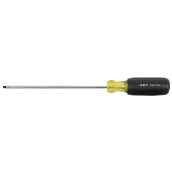 Jet 720658 JKSR-2L #2 x 8" Robertson/Square Cushion Grip Screwdriver Jet 720658 JKSR-2L #2 x 8" Robertson/Square Cushion Grip Screwdriver