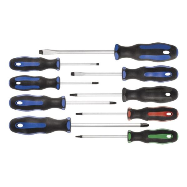 Jet 720523 JSTD-9S 9-Piece Ergonomic Screwdriver Set