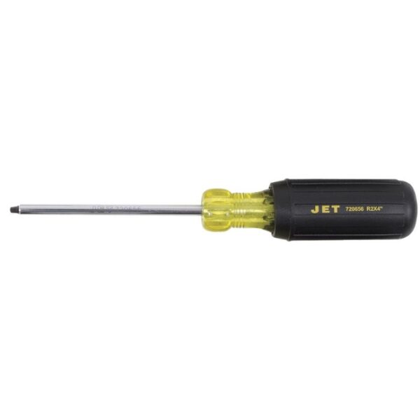 Jet 720656 JKSR-2 #2 x 4" Robertson/Square Cushion Grip Screwdriver Jet 720656 JKSR-2 #2 x 4" Robertson/Square Cushion Grip Screwdriver