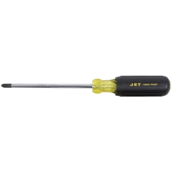Jet 720649 JKSP-3 #3 x 6" Phillips Cushion Grip Screwdriver Jet 720649 JKSP-3 #3 x 6" Phillips Cushion Grip Screwdriver
