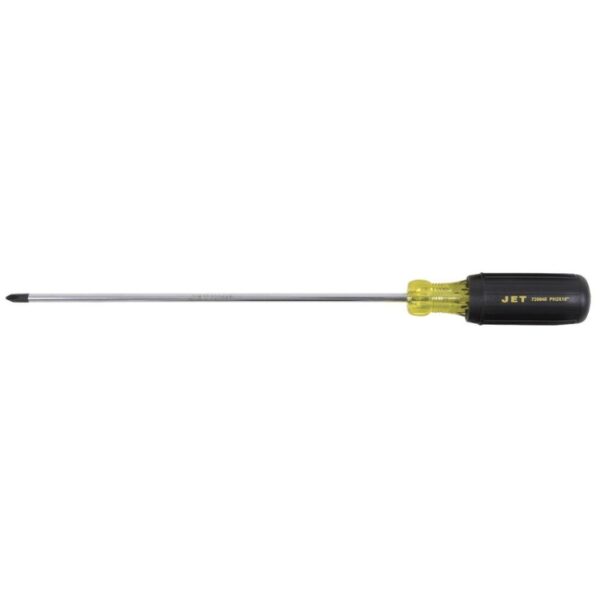 Jet 720648 JKSP-2L #2 x 10" Phillips Cushion Grip Screwdriver Jet 720648 JKSP-2L #2 x 10" Phillips Cushion Grip Screwdriver