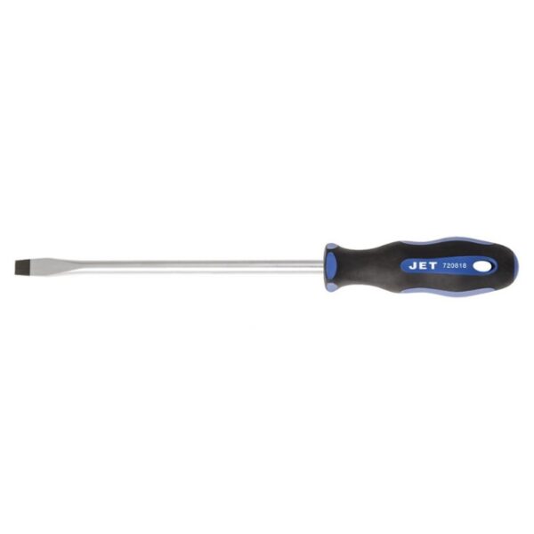 Jet 720818 JTSS-8 3/8 x 8" Keystone Tip Slot Ergonomic Screwdriver