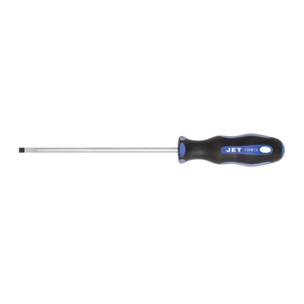 Jet 720813 JTCS-6 3/16 x 6" Cabinet Tip Slotted Ergonomic Screwdriver Jet 720813 JTCS-6 3/16 x 6" Cabinet Tip Slotted Ergonomic Screwdriver