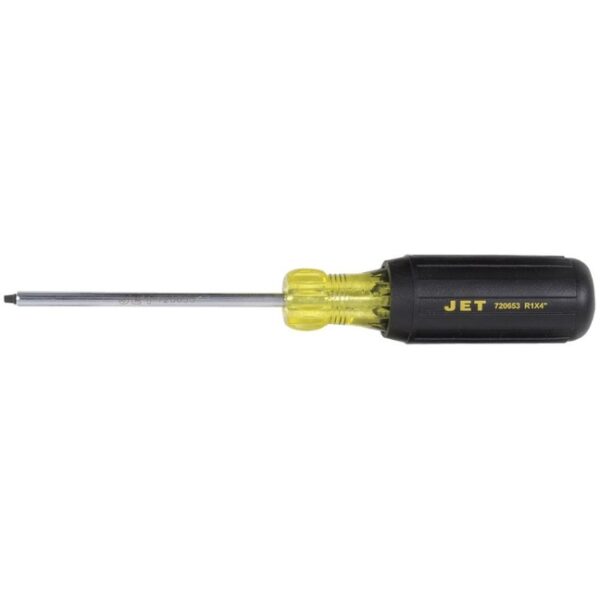 Jet 720653 JKSR-1 #1 x 4" Robertson/Square Cushion Grip Screwdriver Jet 720653 JKSR-1 #1 x 4" Robertson/Square Cushion Grip Screwdriver