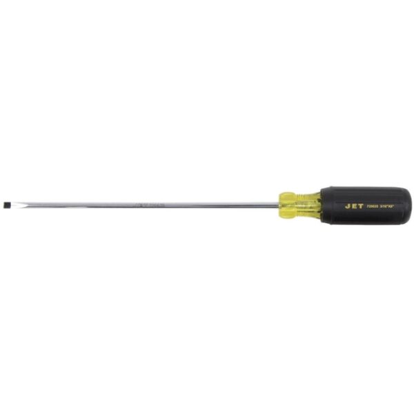 Jet 720635 JKSS-8CT 3/16" x 8" Cabinet Tip Cushion Grip Screwdriver Jet 720635 JKSS-8CT 3/16" x 8" Cabinet Tip Cushion Grip Screwdriver