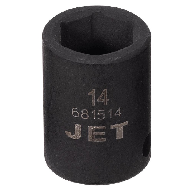 Jet 681514 3/8" Drive x 14mm 6 Point Regular Impact Socket