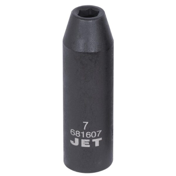Jet 681607 3/8" Drive x 7mm 6 Point Deep Impact Socket