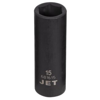 Jet 681615 3/8" Drive x 15mm 6 Point Deep Impact Socket