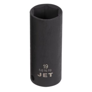 Jet 681619 3/8" Drive x 19mm 6 Point Deep Impact Socket