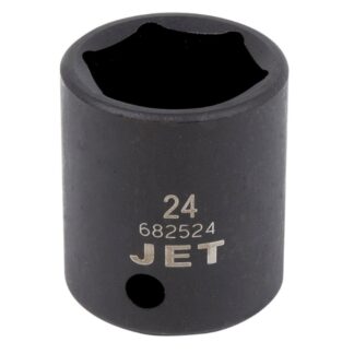 Jet 682524 1/2" Drive x 24mm 6 Point Regular Impact Socket