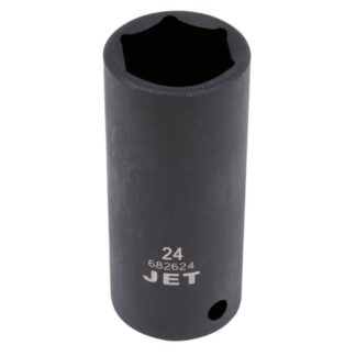 Jet 682624 1/2" Drive x 24mm 6 Point Deep Impact Socket