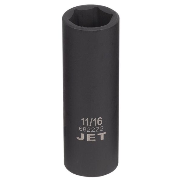 Jet 682222 1/2" Drive x 11/16" 6 Point Deep Impact Socket