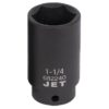 Jet 682240 1/2" Drive x 1-1/4" 6 Point Deep Impact Socket