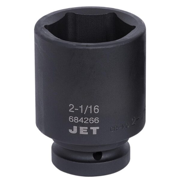 Jet 684266 1" Drive x 2-1/16" 6 Point Deep Impact Socket Jet 684266 1" Drive x 2-1/16" 6 Point Deep Impact Socket