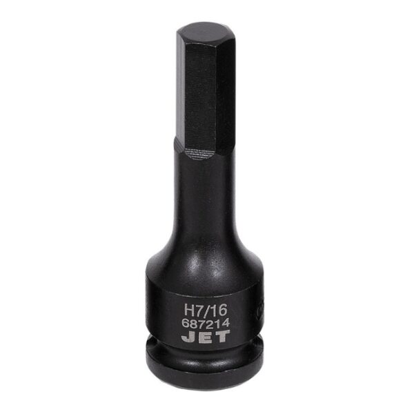 Jet 687214 1/2" Drive x 7/16" Impact Hex Bit Socket
