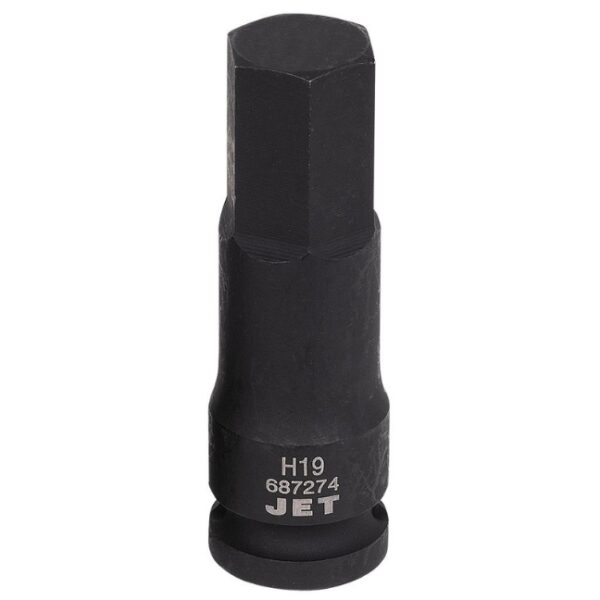 Jet 687274 1/2" Drive x 19mm Impact Hex Bit Socket