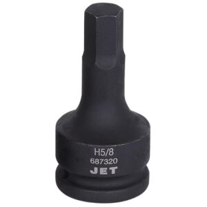 Jet 687320 3/4" Drive x 5/8" Impact Hex Bit Socket
