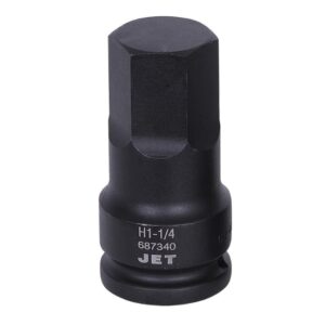Jet 687340 3/4" Drive x 1-1/4" Impact Hex Bit Socket