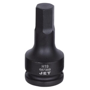 Jet 687369 3/4" Drive x 19mm Impact Hex Bit Socket