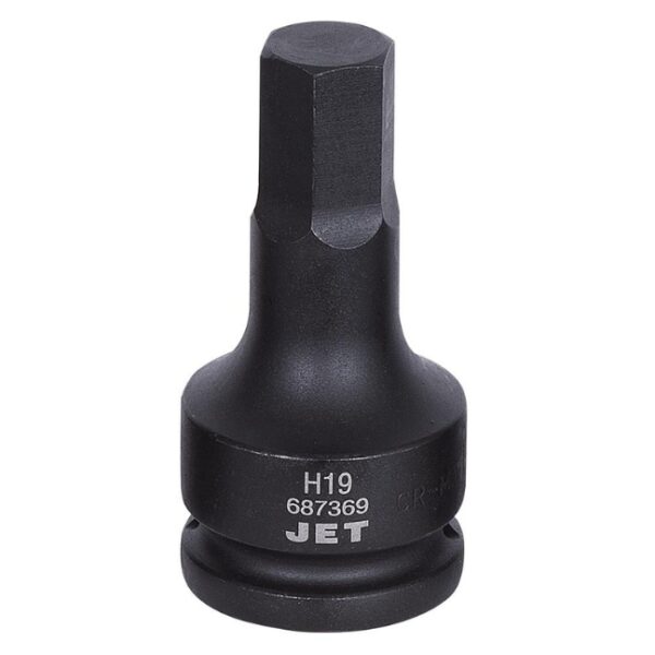 Jet 687369 3/4" Drive x 19mm Impact Hex Bit Socket