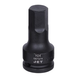 Jet 687374 3/4" Drive x 24mm Impact Hex Bit Socket