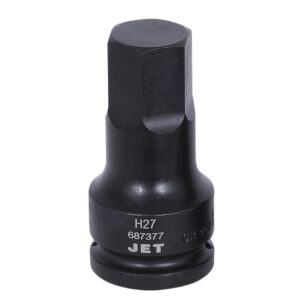 Jet 687377 3/4" Drive x 27mm Impact Hex Bit Socket