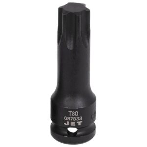 Jet 687833 1/2" Drive x T80 Impact TORX Bit Socket