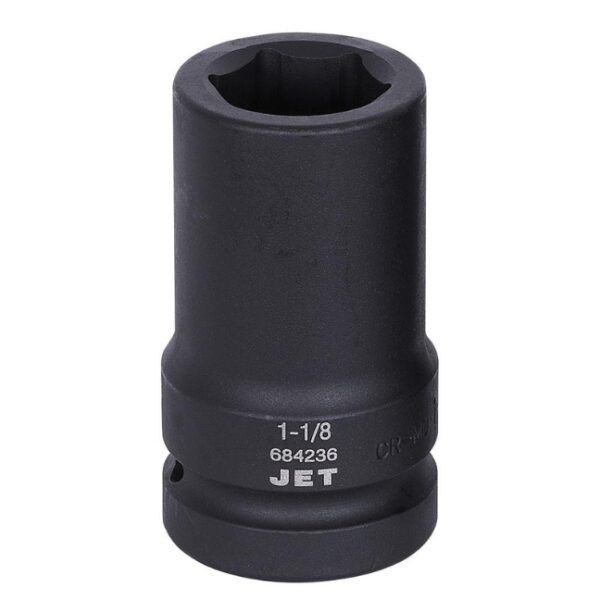 Jet 684236 1 Drive x 1-18 6 Point Deep Impact Socket Jet 684236 1" Drive x 1-1/8" 6 Point Deep Impact Socket