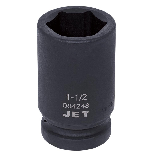 Jet 684248 1" Drive x 1-1/2" 6 Point Deep Impact Socket