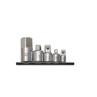 Jet 690115 Chrome Socket Adaptor Set - 5 Piece
