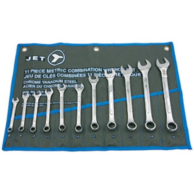 Jet 700167 CWS22M 11Piece Metric Combination Wrench Set