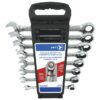 Jet 700308 RCWS-8S Long SAE Ratcheting Combination Wrench Set 8-Piece